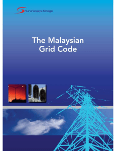 1 1The Malaysian Grid Code