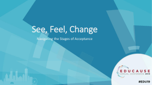 2019 Educause - See.Feel.Change