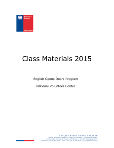 Class Materials 2015: EOD Chile