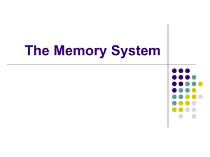 COA MemorySystem