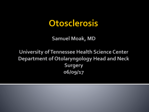 Otosclerosis-Grand Rounds