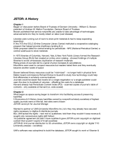 JSTOR-A-History Notes