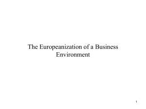 europeanisation of business- competion policy-commercial policy