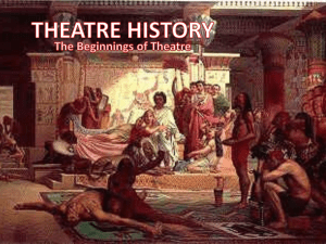 Beginnings of Theatre