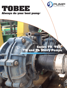 Tobee® Slurry Pumps