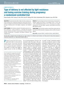 Barakat etal 2009 - Type of delivery is not affected by light resistance