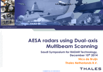 AESA Radars Dual-axis Multibeam Scanning Presentation