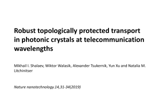 Robust topologically protected transport