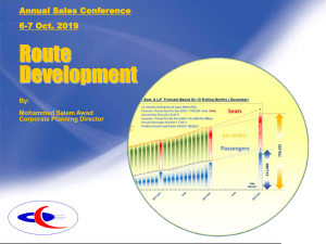Route Development - Annual Sale Conference - Yemenia 