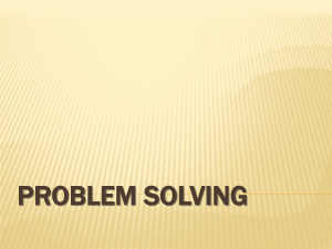 5. Problem Solving