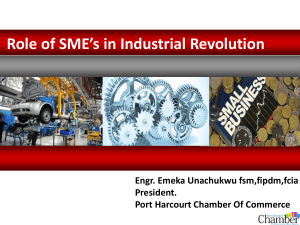 Role Of SMES in Industrialization