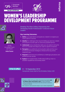 womens-leadership-development-programme-2019