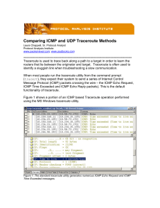 UDP-ICMP-Traceroutes