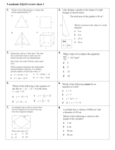 9 academic EQAO review sheets