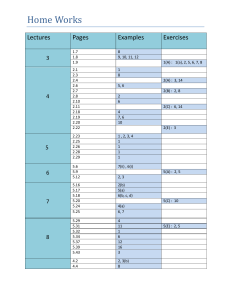 Math-II Homework Rearranged for 19th Edition by Raisa (BICE-19)