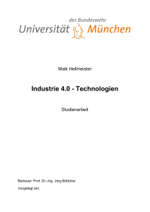 Industrie 4.0 - Technologien