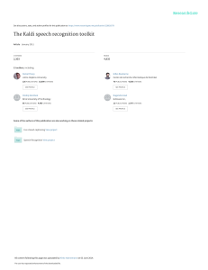 The Kaldi speech recognition toolkit
