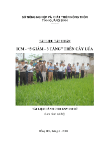 0806 PAEM-based ICM for Rice Cultivation Viet