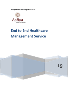 End to End healthcare Management Service