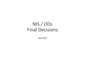 NIS Final Decision