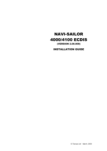 NS4000 4100 ECDIS Installation Guide eng