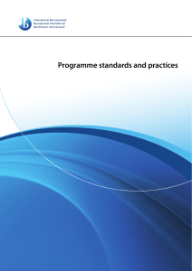 New Programme Standard and Practises- English