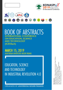 Book of Abstract ICESSTech 2019