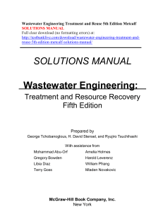 wastewaterengineeringtreatmentandreuse5theditionmetcalfsolutionsmanual-180103155114