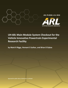 UH-60L Main Module System Checkout: VIPER Facility