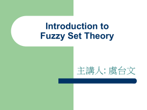 Lecture5---Fuzzy Logic