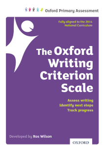 OWL writing criterion 2015