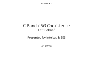 Intelsat SES 4-23 Ex Parte Attachment C C-band 5G Deck