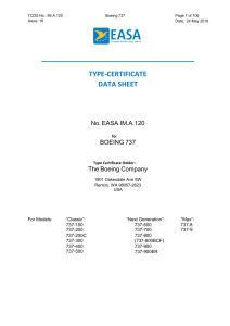 EASA TCDS IM A 120 - rev 18