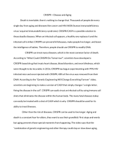 CRISPR Essay, T. Nguyen