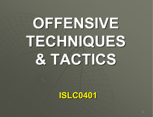 ISLC0401 Offensive Techniques and Tactics