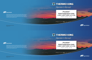 thermo king reefer unit manual-precedent-multitemp