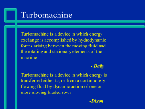 TurboMachines Intro and Compressors Types 1