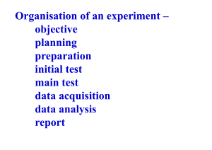 Anatomy of a scientific lab report?