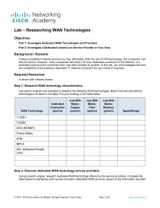1.2.4.3 Lab - Researching WAN Technologies