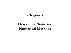 Statistics Chapter3-1