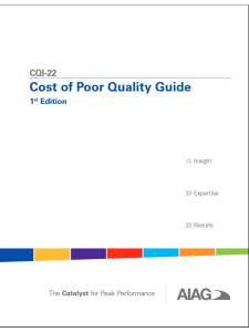 CQI-22 The Cost of Poor Quality Guide