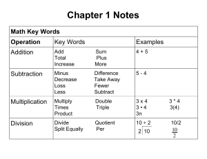 Teacher Chapter 1 Notes (1)