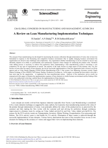 Article 3-A Review on Lean Manufacturing Implementation Techniques