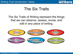 6 traits ideas