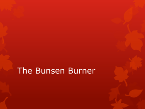 Bunsen Burner Introduction - Types of Flame, Steps to Light, and Small Practical Activity
