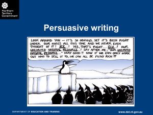 PersuasiveWritingWorkshop