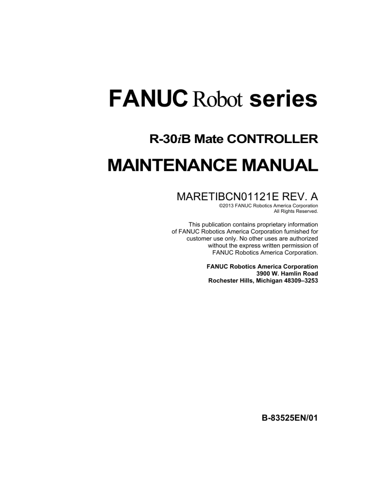 Kupdf Net Fanuc Robot Series R30ib And Mate Controller Maintenance Manual