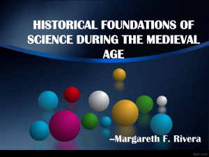 science education during the medieval age [Autosaved]
