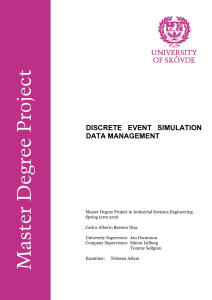 FULLTEXT01 Discrete Event Simulation Master Thesis auf Englisch