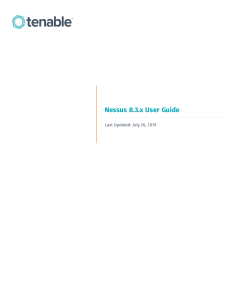 Nessus 8.3.x User Guide
